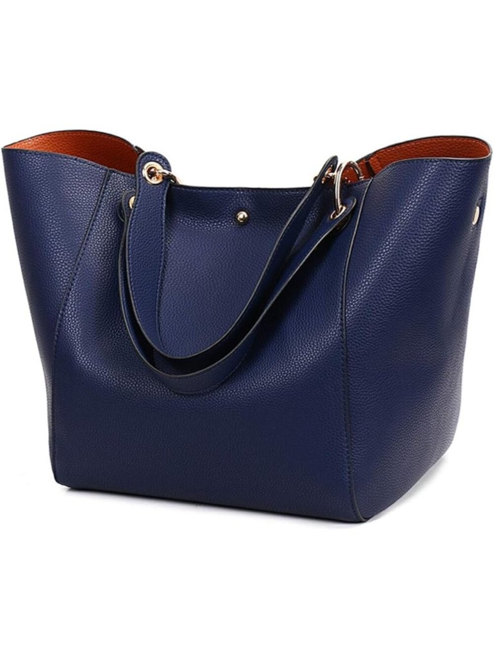 Stylish Textured PU Leather Tote Bag for Women - Versatile Shoulder Handbag for